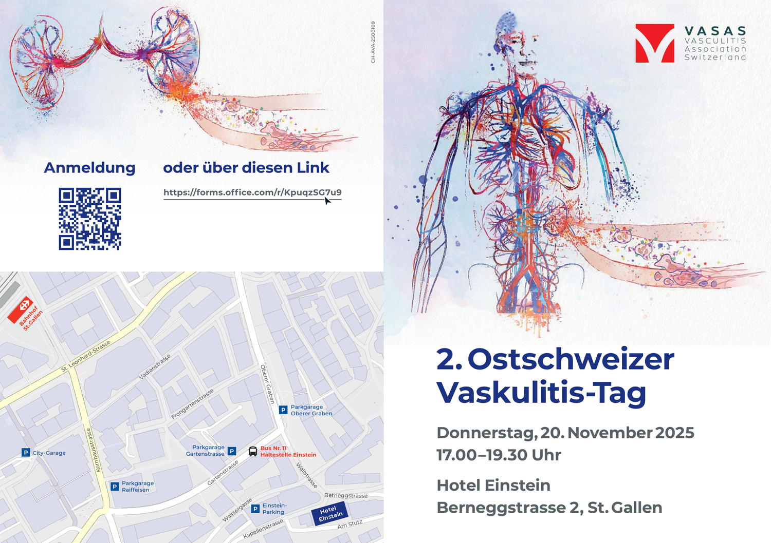 2. Ostschweizer Vaskulitis-Tag für Fachpersonen - Details