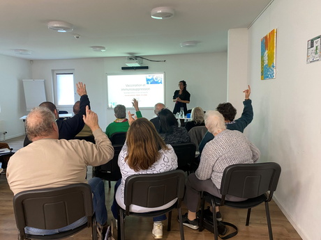 Fachvortrag von Dre Danièle Alali mit Powerpointpräsentation